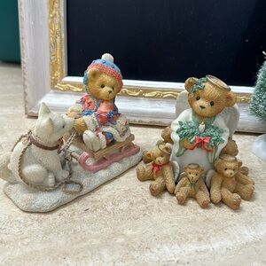Cherished Teddies Bear Bundle 2 Piece Teddy bears Vintage Collectible